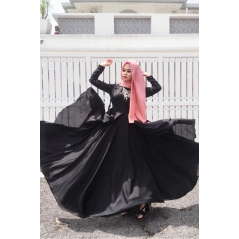 Adior Belle Flare Dress - Black 